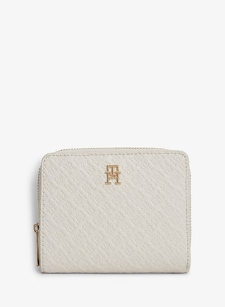 Hilfiger Icon Debossed Zip-Around Flap Wallet